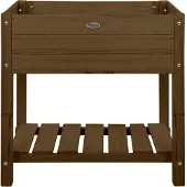 AC-DÉCO Carré potager en bois - 40,6 x 78,8 x 78 cm - Marron