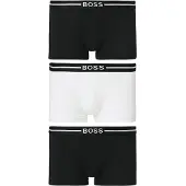 BOSS Organic Boxers 3 Units Blanc,Noir S Homme