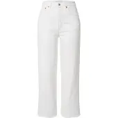 Levi's Jean 'Ribcage Straight Ankle Jeans' blanc denim