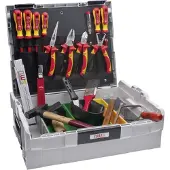 Nws Mallette d'électricien Sortimo 327-23, équipée d'outils de qualité, partiellement isolés et testés selon DIN EN/IEC 60900