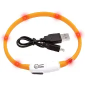 Flamingo Collier Lumineux Visio Light Chat Et Petit Chien