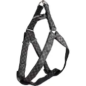 Flamingo harnais Step & Go Odin noir, dimensions : 30-40 cm / 10 mm
