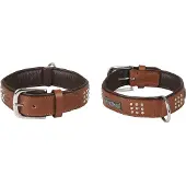 Flamingo Collier pour chien Sedona, marron, 390-450mm x 37mm (Chien)