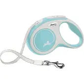 Flexi Laisse automatique New Comfort S Sangle 5m Bleu