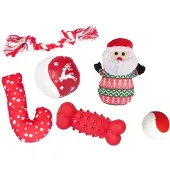 Flamingo Chaussette de Noël rempli de jouets pour chien