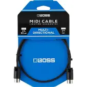 BOSS BMIDI-PB1 1ft/30cm MIDI Cable with Adjustable Cable Angle