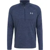 Under Armour T-Shirt fonctionnel 'Tech 2.0' marine / bleu-gris / gris clair