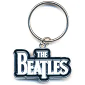 The Beatles Drop T Logo Schlüsselanhänger, Blanc
