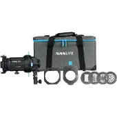 Nanlite Couvercle de projection avec lentille 36° FM Mount, Boîte à lumière + réflecteur : accessoires, Noir
