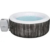 Bestway Spa gonflable rond à imprimés bois - 2-4 place - 180x66cm