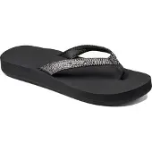 Reef Tongs Reef Star Cushion Sassy Noir Argent-Taille 41