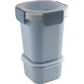 Sunware Sigma Home Gobelet à lunch rose/gris clair, Lunch box, Gris, Rose
