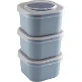 Sunware Sigma Home Boîte à lunch Food to go Set de 3 pièces bleu-gris, Lunch box, Bleu
