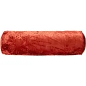 Nordal Coussin traversin Vierge avec rembourrage - terre cuite / rouge