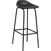 Nordal Chaise de bar Garda - noir