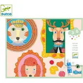 Djeco Kit créatif de collages « Portraits de famille »,