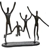 Casablanca by Gilde Casablanca Design Sculpture Jumping en fer