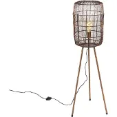 QAZQA Lampadaire moderne trépied cuivre - Redo