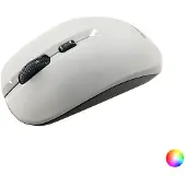Approx XM180 (Sans fil), Souris, Gris, Blanc