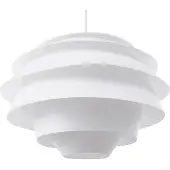 Beliani Suspension en plastique blanc en forme de boule, design stratifié, décorative et moderne