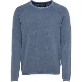 Key Largo Pull-over 'Thomas' bleu-gris