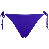 Calvin Klein Kw0kw00965 Tie Side Cheeky Bikini Bottom Bleu S Femme