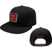 Eminem Hommes, Casquette, Reverse E Snapback Cap, Noir, (Taille unique)