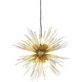 QAZQA Suspension Art Déco dorée 6 lumières - Broom
