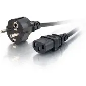C2G Iec 60320 Power Cord 5 M Argenté One Size / EU Plug 220V