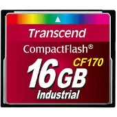 Transcend CF170 Industrial - Carte mémoire flash - 16 Go - 170x - CompactFlash