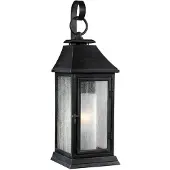 Elstead Lighting Applique d'extérieur 41 cm, zinc vieilli foncé, E27 60 W, Shepherd Feiss