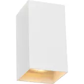 QAZQA Applique murale carrée design blanche - Sabbir