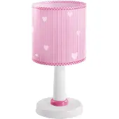 DALBER Lampe de table pour chambre d'enfant Sweet Dreams rose tendre