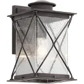 Kichler Applique d'extérieur en zinc vieilli E27 60 W Argyle