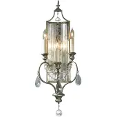 Elstead Lighting Applique murale Elstead Gianna E14 triple, argent plaqué or