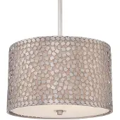 Elstead Lighting Confetti Lampe à suspendre E27 triple argent ancien (E27)