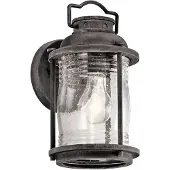 Kichler Applique murale d'extérieur en zinc vieilli E27 60 W Ashland Bay