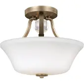 Elstead Lighting Evington plafonnier doré Feiss FE-EVINGTON-SF-SG