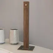HerzBlut Lampe de table LED Leonora 51 cm - noyer huilé