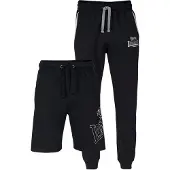Lonsdale Pantalon gris / noir