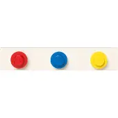 Room copenhagen Porte-manteau - 33 cm - Rouge/Bleu/Jaune - - UneTaille - Patère