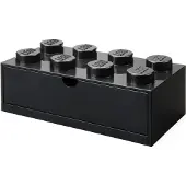 LEGO 40211733 Boîte à tiroirs DESK DRAWER 8, 1 tiroir, noir