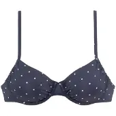 LASCANA Hauts de bikini 'Sparkel' bleu marine / blanc