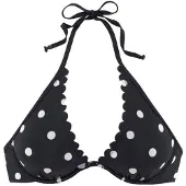 LASCANA Hauts de bikini noir / blanc