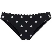 LASCANA Bas de bikini 'Jada' noir / blanc