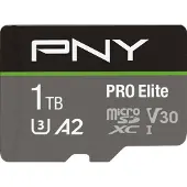 PNY MicroSDXC Pro Elite 1 To 100 Mo/s
