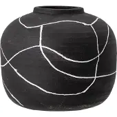 Bloomingville Niza Deco Vase | Noir | Terracotta | 82049588