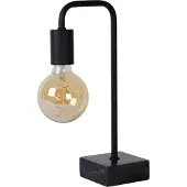 Lucide LORIN lampe de table - 1xE27 - noir