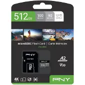 PNY MicroSDHC Pro Elite 512 Go 100 Mo/s