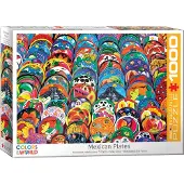 Eurographics Puzzle Assiettes mexicaines 1000 pièces